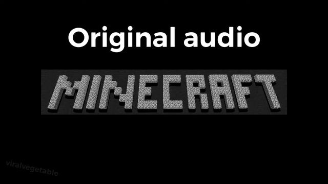 Minecraft Beta Calm 4 Mojang Specifications but its speed to normal and pitch is kept