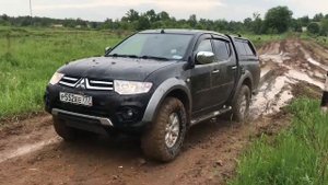 Машинодром Мitsubishi pajero sport и Mitsubishi L200 triton Off-road 4x4 Extreme no tuning