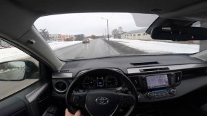 Day drive Toyota RAV4 (IV or XA40) 2.0 151hp 112kw cvt 2016 facelift POV