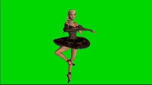 Видеофон танцующая балерина /Videophone dancing ballerina