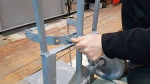 Универсальная тележка для перевозки кислородного баллона