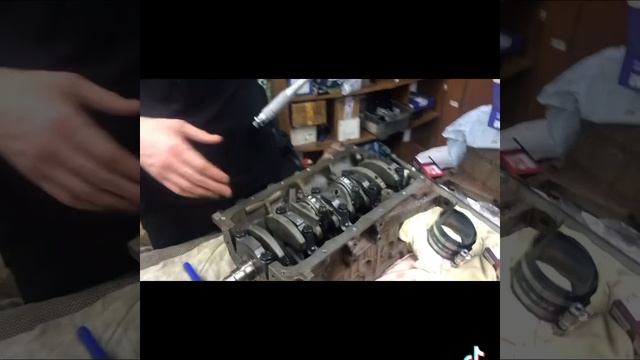 ВАЗ сборка блока цилиндров установка поршневых колец, что делать с масложором! смотреть онлайн