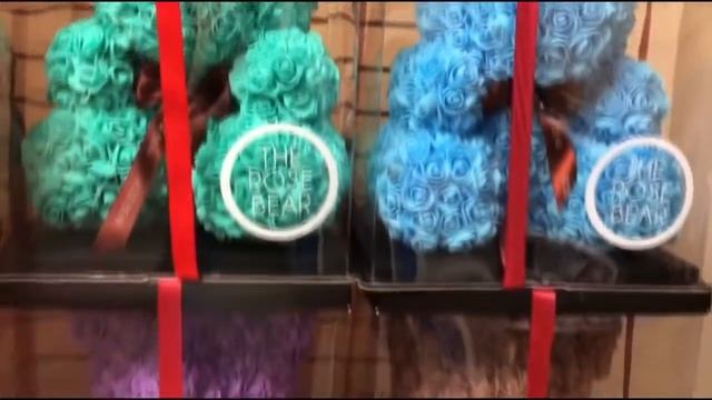 Мишки из роз. Идеальный подарок из роз