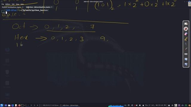 Python Basics - 35 - Number system - Binary, Octal, Hexadecimal