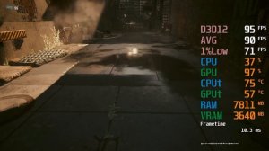 GeForce RTX 3050 -- Intel Core i5-12400F -- Cyberpunk 2077 FPS Test i5-12400