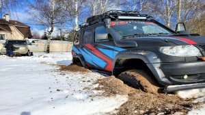 Снежная покатушка с Jeep Custom или offroad Jeep и Уаз