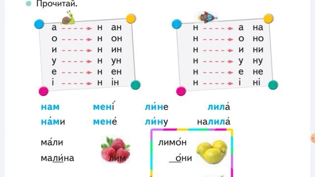 Буква Н | Українська мова та читання | Буквар Вашуленко | 1 клас | НУШ