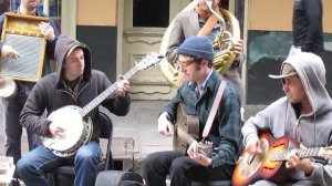 Tuba Skinny "Too Late" Royal St, New Orleans - Tuba & Washboard Solo