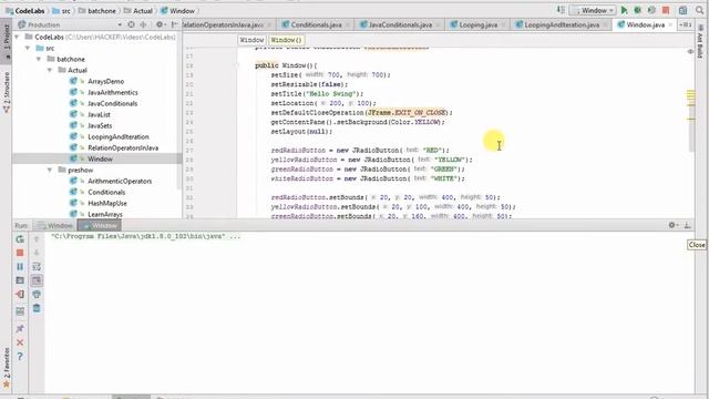 how to use radio button in java 01 смотреть онлайн