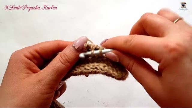 Джутовая летняя сумка из 1 мотка, за 1 день / one, one day and you have a summer bag смотреть онлайн