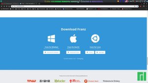 Linux Основные мессенджеры в одном приложении Franz