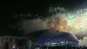 Зажжение Олимпийского огня Сочи 2014