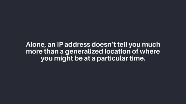 What does an IP address tell you | Cyber Investigations смотреть онлайн