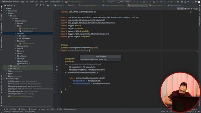 3-Clone signup with Firebase Mvvm, Clean Architecture, data, domain, presentation jetpack compose смотреть онлайн