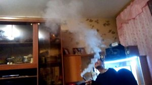 дым эксперимент из глицерина