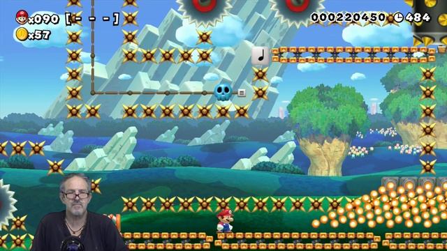 My Dad Playing My Dashie Mario Level and 100 Mario Challenge! смотреть онлайн