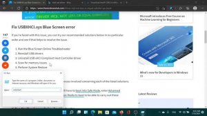 Fix USBXHCI.sys Blue Screen error on Windows