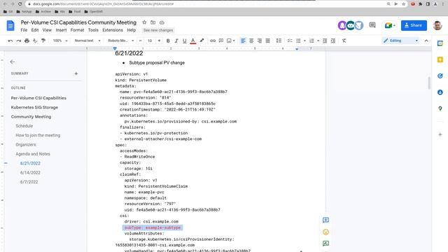 Kubernetes SIG Storage - Per Volume CSI Driver Capabilities 2022-06-21 смотреть онлайн