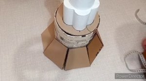 DIY. Потрясающий фонарь-светильник из картона. Напольный фонарь своими руками. Декор