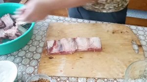 СУПЕР СОЧНЫЙ шашлык из свиной корейки ,грудинки и говяжьих ребер!