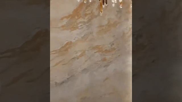 Гибкий мрамор в гостиной