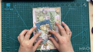 Scrapbooking tutorial. МК junk journal decorating. Part 5