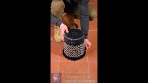 Лайфхак. Печь из пластиковой корзины и цемента.