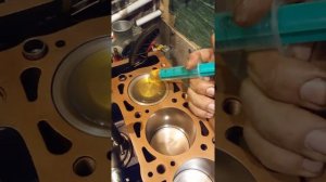 Проливка поршней для расчета степени