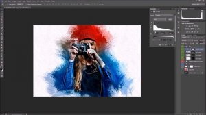 Фотошоп. Photoshop. ЭФФЕКТ. Смешанные краски. Mixed Paints. Видео урок.