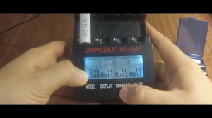 Обзор зарядного устройства-анализатора Japcell BC-4001
