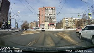 Панфилова улица в Йошкар-Ола февраль 2024