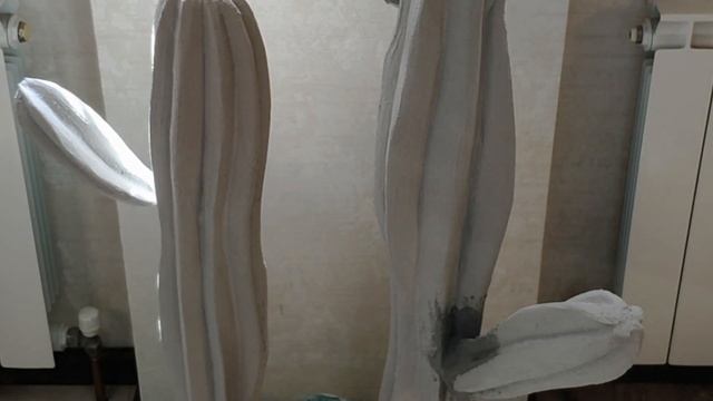 Большой кактус из пеноплекса для декора дома своими руками смотреть онлайн