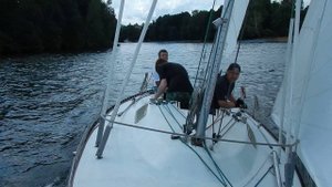 Тренируем поворот на Онеге