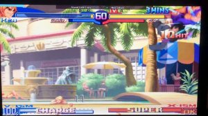 Street Fighter Alpha 3 Gen new combo in a real match