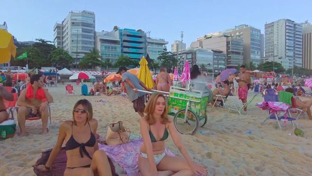 ?? Leblon Beach Sunset in Carnival Day | Rio de Janeiro, Brazil | March 05, 2022 | 4K смотреть онлайн