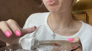 Сухой и мокрый мел «Старый Оскол» | Wet chalk and dry | Chalk eating