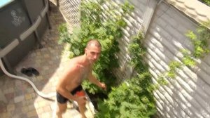 Как я сделал Горку в Каркасный бассейн INTEX. Как подаётся вода на горку. Размеры горки