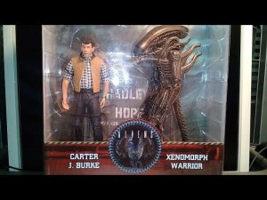 Review and Antifake Tips! 2017 Neca Carter J. Burke and Concept Xenomorph, The Hadley’s Hope Set!