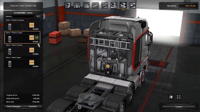Euro Truck Simulator 2 Mercedes Benz Actros Big Star SLT смотреть онлайн