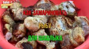 Как замариновать шашлык из рыбы