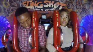 Потеряла сознание на аттракционах. slingshot. Реакция людей. опасные аттракционы/экстремальные.