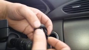 Renault Laguna 2 demontaż przycisku START \ STOP.