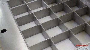 Тестоделитель. Процесс работы тестоделителя. Торговое оборудование. Альтернова.