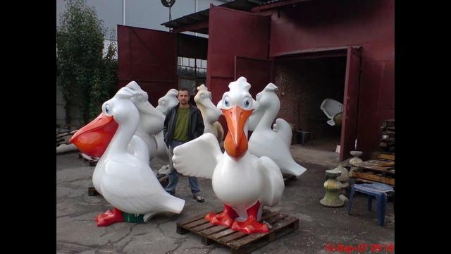 мастерская по изготовлению скульптур . пенопласт. отливка по силиконовым формам смотреть онлайн