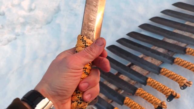 шанцевый инструмент. Мачете из стали 50хфа.