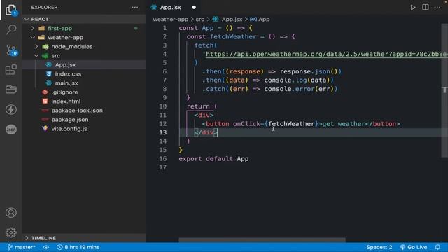 #3 React Weather App смотреть онлайн