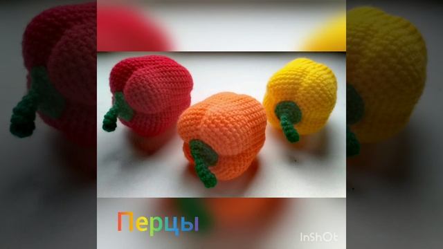 Овощи связанные крючком. смотреть онлайн