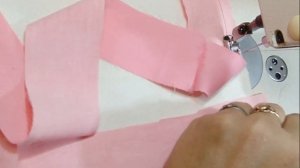 Как обработать квадратные края ткани целой полоской.Секреты пошива