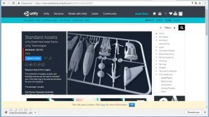 Unity: Загрузка и использование Standard Assets