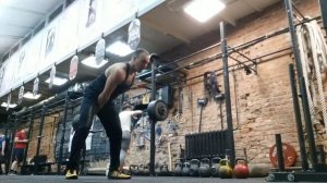 Взятие и толчок гири 41,5 кг по 10 раз.